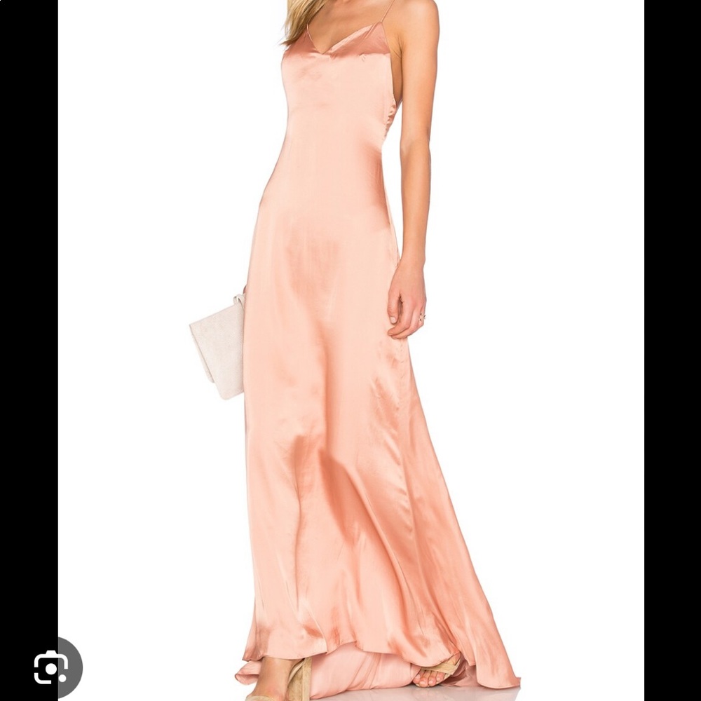 Revolve Lovers + Friends Nude Slip Dress sz 6